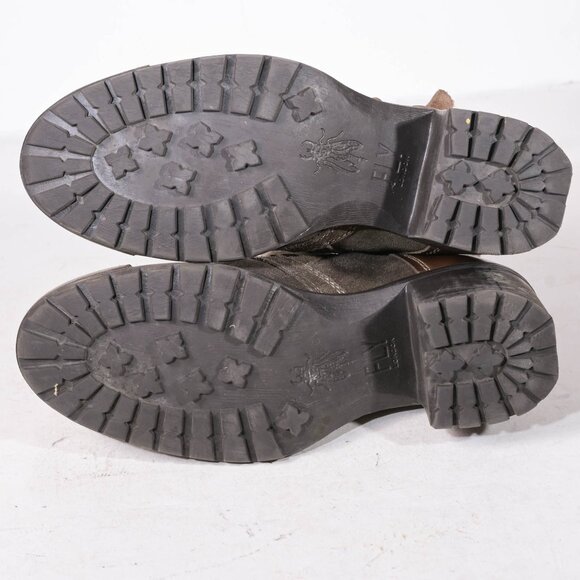 Fly London LORY Zip Up Ankle Boots P144048001 in Olive - 39 - Picture 7 of 7